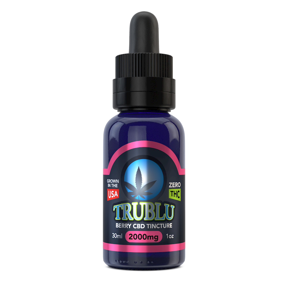 TruBlu Berry – CBD Tincture 2000mg