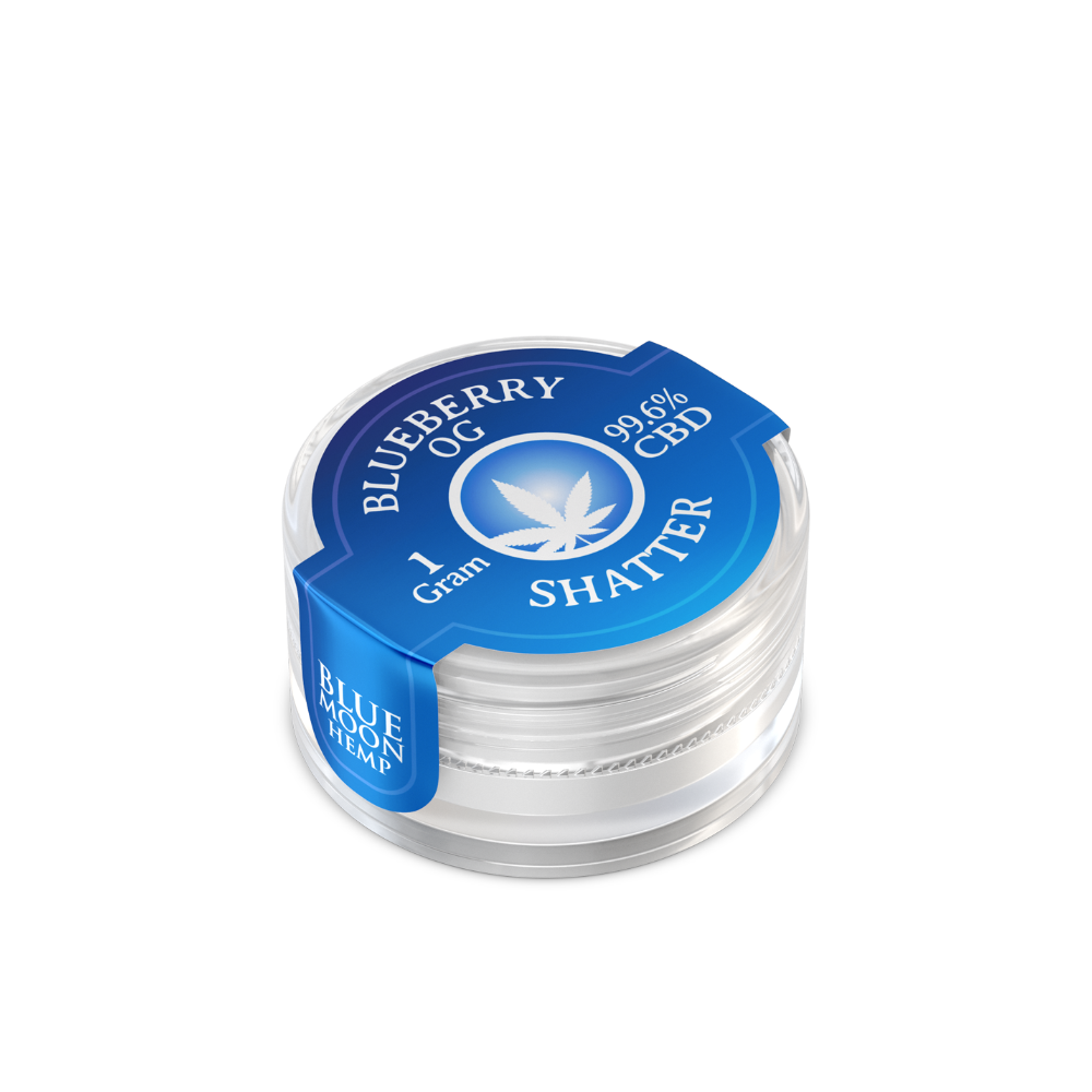 Blueberry OG CBD Shatter 1 Gram