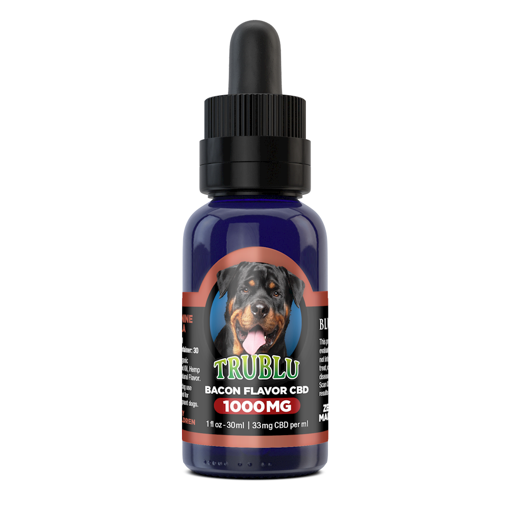 TruBlu Bacon – CBD Dog Tincture 1000mg