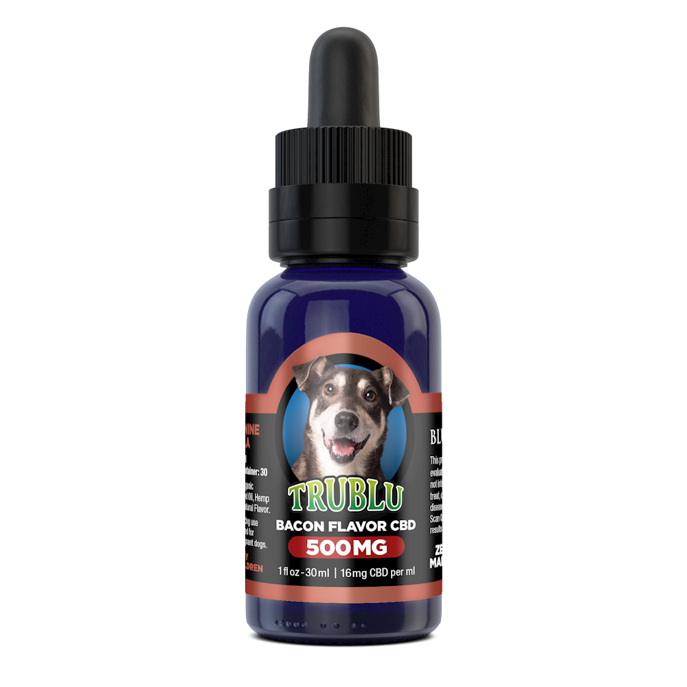 TruBlu Bacon – CBD Dog Tincture 500mg