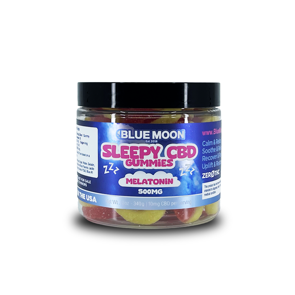 CBD Gummies w/ Melatonin – 12oz 500mg