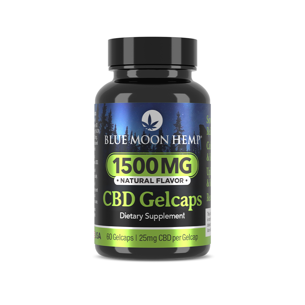 60 Count – CBD Gel Caps 25mg