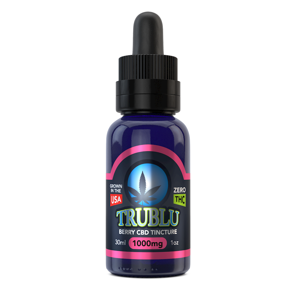 TruBlu Berry – CBD Tincture 1000mg