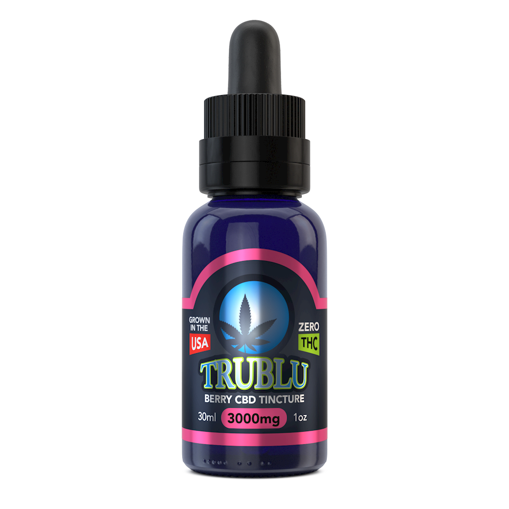 TruBlu Berry – CBD Tincture 3000mg