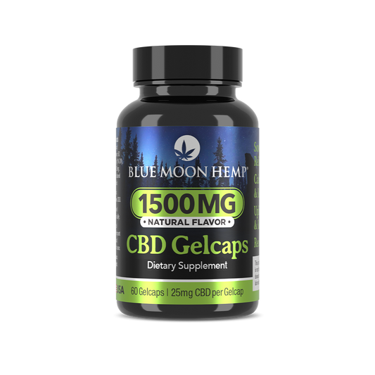 60 Count – CBD Gel Caps 25mg